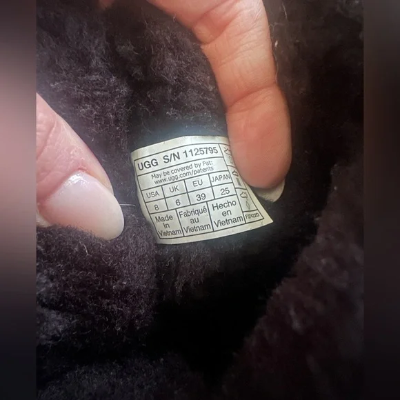 UGG‎ Mini Bailey Bow Glimmer Black Boots - Picture 13 of 14